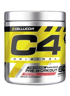 Buy C4 Original Pre-Workout Fruit Punch 60 Servings in UAE