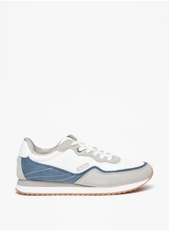 اشتري Womens' textured Sneakers with Lace-Up Closure في الامارات