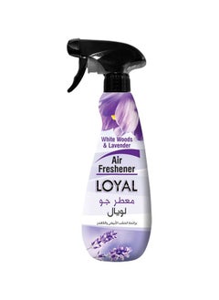 Buy Loyal White Woods & Lavender Fragrance Air Freshener For Home, Office, Inside Car, 450ml in UAE