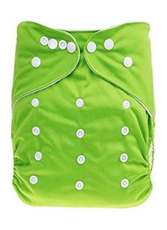 Buy Adjustable Cotton Pocket Diapers Reusable Washable for Babies, Infants and Toddlers 0-3 Years (green) in Egypt