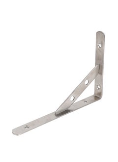 Buy Stainless Steel Bracket - 30x16cm - Heavy-Duty Shelf Brackets - Industrial-Grade Support for Home & Office Shelving - L Shaped Angle Shelf Support, Wall Metal Corner Brace Joint, Kitchen, Garage, Bathroom Display. in Saudi Arabia