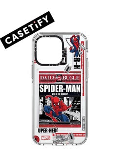 Buy Apple iPhone 13/14 Case,Spider Poster Magnetic Adsorption Phone Case - Semi transparent in UAE