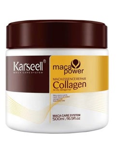 Buy Karseell Collagen Hair Treatment Deep Repair Conditioning Argan Oil Collagen Hair Mask Essence for Dry Damaged Hair All Hair Types 16.90 oz 500ml in UAE