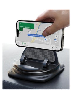 Buy Dashboard Phone Holder Car, Adjustable Spring Design Non Slip Phone Pad for Car 360° Rotatable Silicone Car Phone Mount, Desk Phone Stand Compatible with iPhone, Android, GPS in UAE