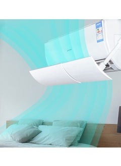 اشتري Air Conditioning Wind Baffle, Retractable Air Conditioning Wind Baffle, Prevents Cold Air from Directly Blowing, Suitable for Bedroom/Baby Room/Study/Hotel (White) في السعودية