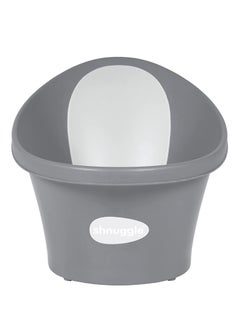 Buy Baby Bath With Support And Cozy Foam Back Restslate Grey Large in Saudi Arabia