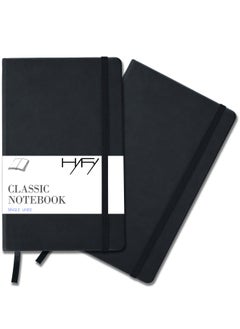 Buy Notebook Hard Cover [2 PCS] Classic Lined Notebook A5 Journal Notebook Diary Writing Pads Notebooks Pack of 2 Notepad Small Notebook Set Notebooks, Writing Pads & Diaries -Single lined 96 Pages. in UAE