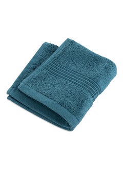 اشتري Sascha Face Towel, Teal - 30x30 cm في الامارات