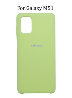 Buy Galaxy M51 Case Quality Silicone Material Slim Stylish with Inside Microfiber for Samsung Galaxy M51 Cover in UAE