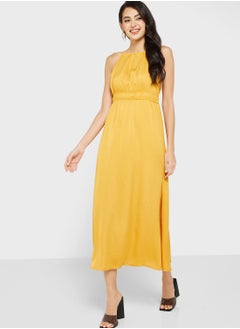 Buy Ruched Waist Tiered Dress in UAE