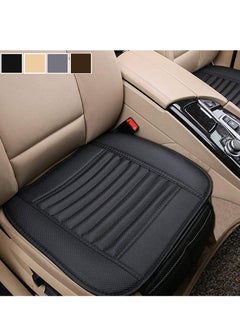 Buy Car Seat Covers Cushion Pad for Auto Supplies Universal Anti-Slip, Front Seat Covers Mat Pad for Auto Supplies Office Chair with PU Leather in UAE