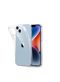 Buy iPhone 13 Case Clear Cover [Anti-Yellowing] Ultra Thin Silicone Shockproof Back Cases Transparent Protective Phone Case for Apple iPhone 13 6.1 inch in Egypt