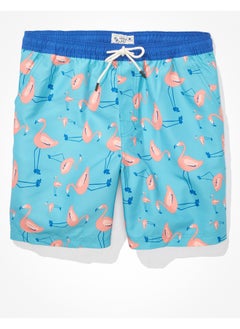 Buy AE 7" Flamingo Swim Trunk in UAE