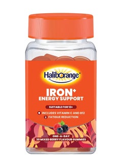 اشتري Iron+ Mixed Berry Gummies  Iron Supplement for Adults Energy Support  Immune Health Vegetarian Friendly 30 Gummies في الامارات