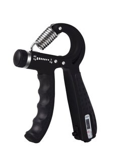 Buy Gym Hand Grip, Adjustable Resistance 5-60KG, Hand Grip Trainer, Hand Grip Strengthener with Counter, Stainless Steel Spring, for Muscle Building and Injury Recovery in Athletes, Forearm Exerciser, Black in Saudi Arabia