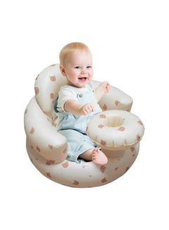 اشتري Baby Sitting Chair, Inflatable Floor Seat, Portable Infant Back Support Sofa, Shower Gifts for Baby Boys Girls في السعودية