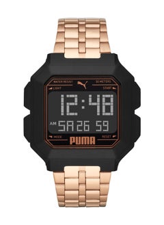 اشتري Digital Quartz Watch for Women With Rose Gold Stainless Steel Band- 5 ATM - PU P5035 في الامارات