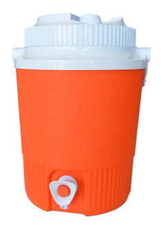 Buy Water Cooler Keep Cold water with Plastic in Orange Color Small 4.5 Litres in UAE