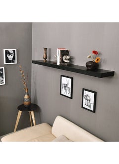 Buy Feelings Wall Floating Shelves | Wall Mounted Shelf|Trophy Stand Shelf| For Bedroom, Living Room, Bathroom, Home Room Decor - 80X19 CM(Black) in UAE