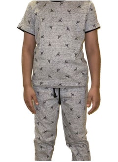 Buy Cotton pajamas for boys with deer print in Saudi Arabia