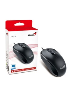 Buy Genius DX-110 Wired Optical Mouse, Black, 31010116100 in Saudi Arabia