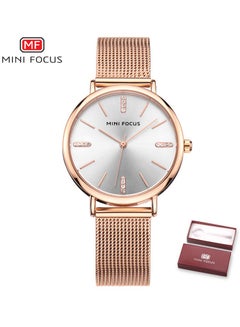 Buy Women's Fashion Stainless Steel Quartz Watch in UAE