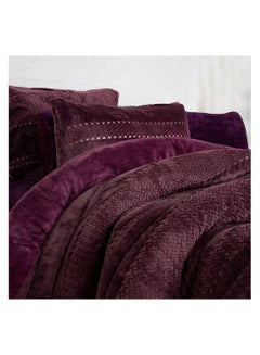 Buy quilt set Spanish fur 2 pieces size 180 x 240 cm model 687 from Family Bed in Egypt