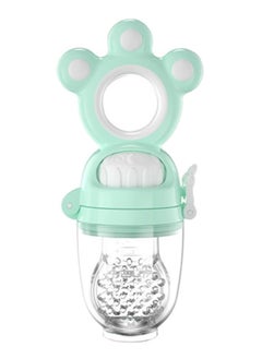 اشتري Silica Gel Silicone Wear And Bite Resistant Fruit Feeder Pacifier - Green في الامارات