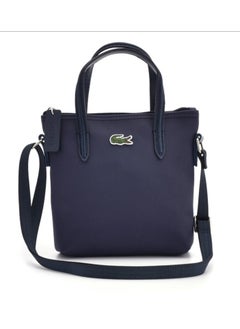 اشتري Lacoste handbag small dark blue في السعودية