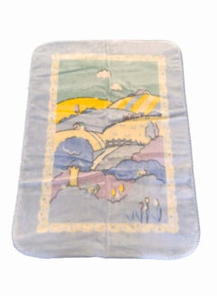 Buy Baby Blanket - Blue - 80x110 cm in Saudi Arabia