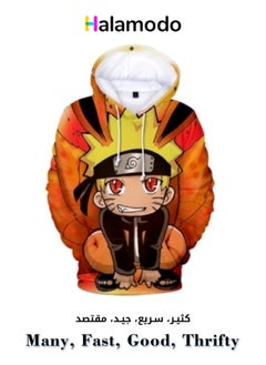 Buy Naruto Printed Sweatshirt Unisex Hoodie in UAE