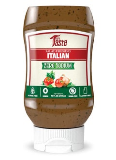 Buy Mrs Taste Sugar Free Zero Calories Zero Sodium  Onion & Garlic Salad Dressing Italian 300 ml in UAE