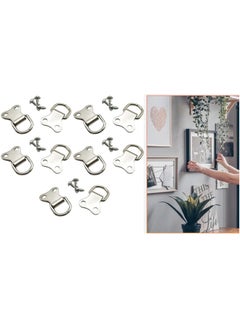 Buy Picture Clip Hooks Ring Frame Hanging Hangers With Screws For Mirrors Picture Hanging Zinc Plated Big 10  Pieces in UAE