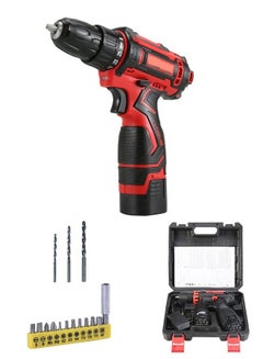 Buy 25-Piece Cordless Hammer Drill Driver Two-Speed Upgrade 12V in Saudi Arabia