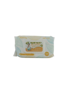 Buy Gentle Baby Wipes With Vanilla Fragrance 100 Pieces in UAE