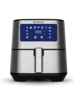 Buy Sonai Fry master digital Air Fryer 5.5L 1700 Watt, silver SH-511D in Egypt