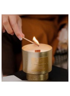 Buy Candle Glass Jars Wholesale Gold Luxury Scented Candles Fragrance of Guests Wedding Gift Decorative Candles in Saudi Arabia