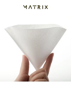 Buy Coffee Paper Filter Eco-Friendly Cone Coffee Paper Filter V02 Capacity Hand Brewed Coffee Drip Filter Paper in Saudi Arabia