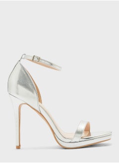 اشتري High Heel Metallic Ankle Stap Sandal في السعودية