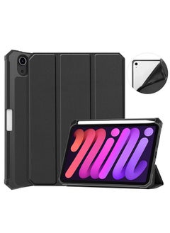 اشتري Protective Cover with Pencil Holder for iPad Mini 6 Case 2021 Black في مصر