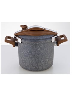 اشتري Pressure Cooker Granite (Granistone) 6L - Enhanced Cooking Efficiency and Durability في الامارات