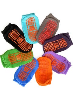 Buy Baby Non Slip Socks 8 Pairs, Toddler Socks for Boys and Girls, Low Cut Anti Skid Floor Socks in UAE