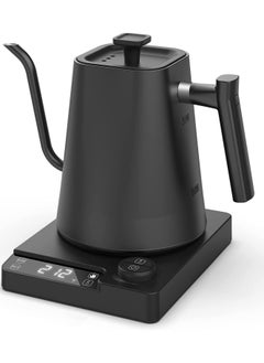 Buy Electric Gooseneck Kettle,Pour Over Kettle for Coffee Tea Brewing,Electric Temperature Control Gooseneck Kettle, 1200W,1L, Matte Black in UAE