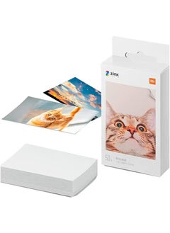 Buy Xiaomi Photo Printer Photo Paper 50 Sheets, 3 Inch Photo Paper in UAE