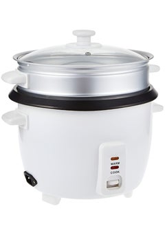 اشتري Automatic Rice Cooker 3 in 1 Functions 1L 400W Non Stick Inner Pot with Steamer Automatic Shut Off with Overheat Protection Safety Protection, Cool Touch Body, Carrying Handle, Measuring Cup, Spoon في الامارات