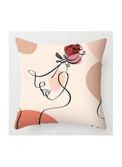 Buy Colour Graphic Cushion Cover with Pillow Insert Sets 45x45cm in Saudi Arabia