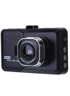 Buy Car Driving Recorder Wide Angle Lens Car 1080P Dashboard Camera 170° Wide Angle Driving DVR, G-sensor, WDR, Parking Monitor, Loop Recording, Motion Detection in UAE