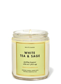 اشتري White Tea & Sage Single Wick Candle في السعودية