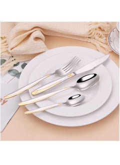 Buy A set of spoon bags of each type12 consisting of 72 pieces of luxurious 18/10 stainless steel in Saudi Arabia