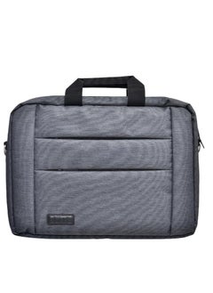 Buy Elite Fabric Elegant Case And Rear Zipper Pockets Equipped Shoulder Strap Laptops 15.6 Inch - Grey - No:GS102 in Egypt